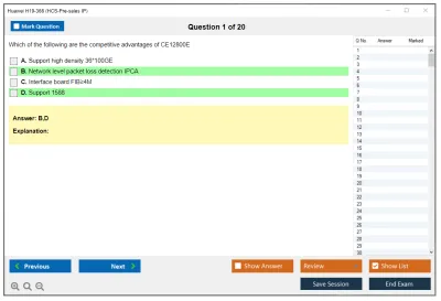 Huawei H19-366 HCS-Pre-sales IP Practice test exam simulator test engine exam Prep practice test questions answers Image 1