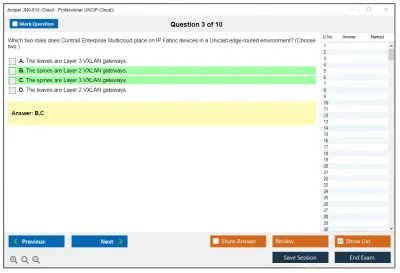 Juniper JN0-610 Cloud - Professional (JNCIP-Cloud) Practice test exam simulator test engine exam Prep practice test questions answers Image 3