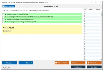 Huawei H12-831_V1-0 HCIP-Datacom-Advanced Routing & Switching Technology V1.0 Practice test exam simulator test engine exam Prep practice test questions answers Image 6