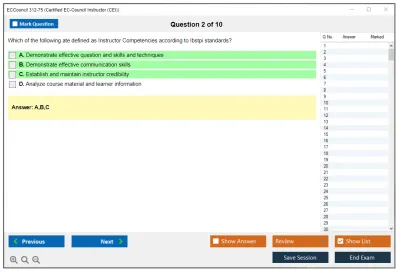 ECCouncil 312-75 Certified EC-Council Instructor (CEI) Practice test exam simulator test engine exam Prep practice test questions answers Image 2