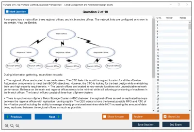 VMware 3V0-732 VMware Certified Advanced Professional 7 - Cloud Management and Automation Design Exam Practice test exam simulator test engine exam Prep practice test questions answers Image 2