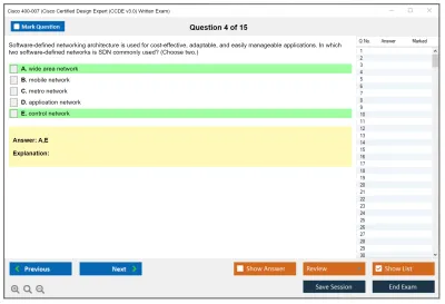 Cisco 400-007 Cisco Certified Design Expert (CCDE v3.0) Practice test exam simulator test engine exam Prep practice test questions answers Image 4