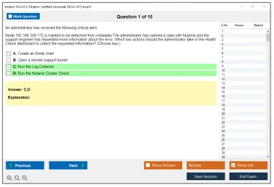 Nutanix NCA-6.5 Nutanix Certified Associate (NCA) v6.5 exam Practice test exam simulator test engine exam Prep practice test questions answers Image 1