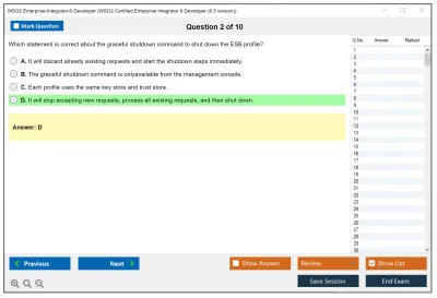 WSO2 Enterprise-Integrator-6-Developer WSO2 Certified Enterprise Integrator 6 Developer (6.5 version) Practice test exam simulator test engine exam Prep practice test questions answers Image 2