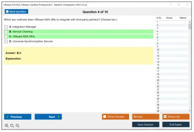 VMware 2V0-642 VMware Certified Professional 6 - Network Virtualization (NSX v6.2) Practice test exam simulator test engine exam Prep practice test questions answers Image 4