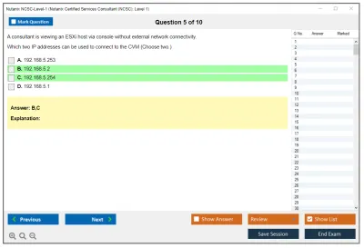 Nutanix NCSC-Level-1 Nutanix Certified Services Consultant (NCSC): Level 1 Practice test exam simulator test engine exam Prep practice test questions answers Image 5
