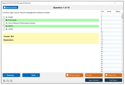 Huawei H19-376 HCS-Pre-sales-IP(Security) Practice test exam simulator test engine exam Prep practice test questions answers Image 1