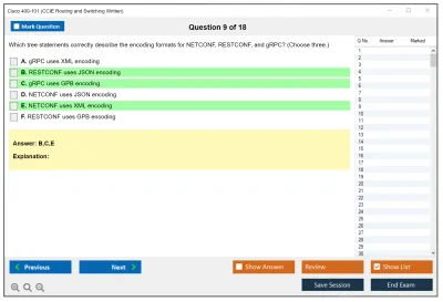 Cisco 400-101 CCIE Routing and Switching Written Practice test exam simulator test engine exam Prep practice test questions answers Image 9
