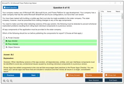 Microsoft PL-100 Microsoft Power Platform App Maker Practice test exam simulator test engine exam Prep practice test questions answers Image 6