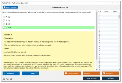 RedHat RH033 Red Hat Linux Essentials Practice test exam simulator test engine exam Prep practice test questions answers Image 8