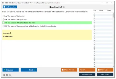 IBM C9560-656 IBM SmartCloud Control Desk V7.5 Service Request Management Implementation Practice test exam simulator test engine exam Prep practice test questions answers Image 6
