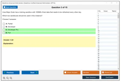 Salesforce Advanced-Administrator Salesforce Certified Advanced Administrator Practice test exam simulator test engine exam Prep practice test questions answers Image 3