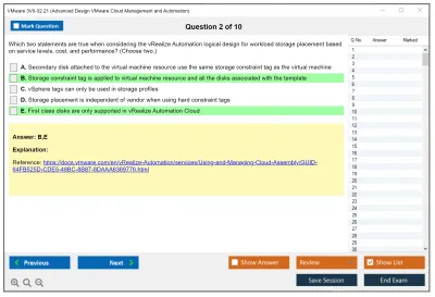 VMware 3V0-32.21 Advanced Design VMware Cloud Management and Automation Practice test exam simulator test engine exam Prep practice test questions answers Image 2