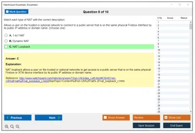 WatchGuard Essentials Fireware Essentials Exam Practice test exam simulator test engine exam Prep practice test questions answers Image 8