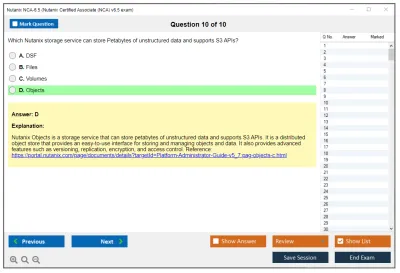 Nutanix NCA-6.5 Nutanix Certified Associate (NCA) v6.5 exam Practice test exam simulator test engine exam Prep practice test questions answers Image 10
