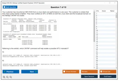 Netapp NS0-593 NetApp Certified Support Engineer ONTAP Specialist Practice test exam simulator test engine exam Prep practice test questions answers Image 7