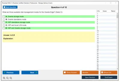 Riverbed 599-01 Riverbed Certified Solutions Professional - Storage Delivery Exam Practice test exam simulator test engine exam Prep practice test questions answers Image 4
