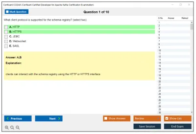Confluent CCDAK Confluent Certified Developer for Apache Kafka Certification Examination Practice test exam simulator test engine exam Prep practice test questions answers Image 1