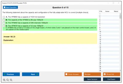 Huawei H19-370 HCS-Pre-sales IP-ES Practice test exam simulator test engine exam Prep practice test questions answers Image 6