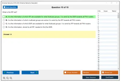 Extreme Networks EW0-300 Extreme Networks Specialist Practice test exam simulator test engine exam Prep practice test questions answers Image 10