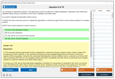 Microsoft AZ-304 Microsoft Azure Architect Design  Practice test exam simulator test engine exam Prep practice test questions answers Image 6
