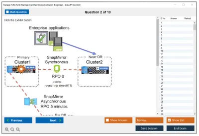 Netapp NS0-526 NetApp Certified Implementation Engineer - Data Protection Practice test exam simulator test engine exam Prep practice test questions answers Image 2