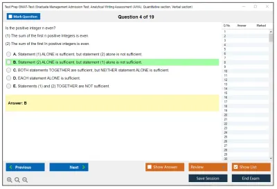 Test Prep GMAT-Test Graduate Management Admission Test (2022) Practice test exam simulator test engine exam Prep practice test questions answers Image 4
