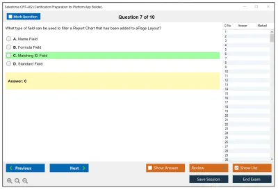 Salesforce CRT-402 Salesforce Certification Preparation for Platform App Builder Practice test exam simulator test engine exam Prep practice test questions answers Image 7