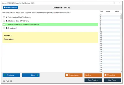 Veeam VMCE2021 Veeam Certified Engineer 2021 Practice test exam simulator test engine exam Prep practice test questions answers Image 12