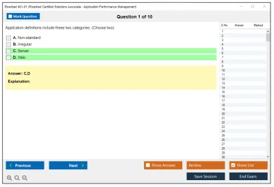 Riverbed 401-01 Riverbed Certified Solutions Associate - Application Performance Management Practice test exam simulator test engine exam Prep practice test questions answers Image 1