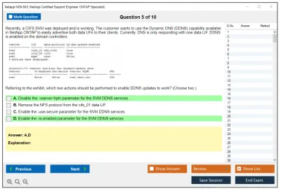 Netapp NS0-593 NetApp Certified Support Engineer ONTAP Specialist Practice test exam simulator test engine exam Prep practice test questions answers Image 5