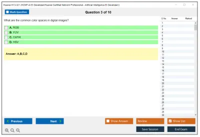 Huawei H13-321 HCNP-AI EI Developer(Huawei Certified Network Professional - Artificial Intelligence EI Developer) Practice test exam simulator test engine exam Prep practice test questions answers Image 3
