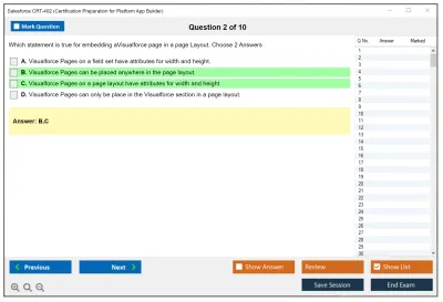 Salesforce CRT-402 Salesforce Certification Preparation for Platform App Builder Practice test exam simulator test engine exam Prep practice test questions answers Image 2