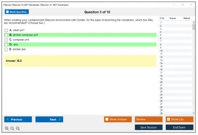 Sitecore Sitecore-10-NET-Developer Sitecore 10 .NET Developer Exam Practice test exam simulator test engine exam Prep practice test questions answers Image 3