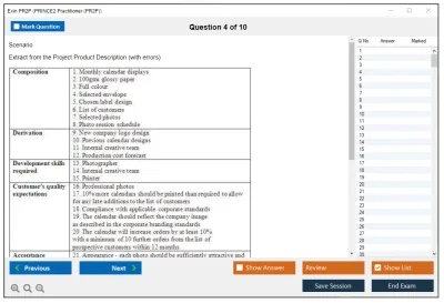 Exin PR2P PRINCE2 Practitioner (PR2P) Practice test exam simulator test engine exam Prep practice test questions answers Image 4