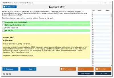 HRCI SPHR Senior Professional in Human Resources Practice test exam simulator test engine exam Prep practice test questions answers Image 10