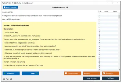 RedHat RH302 RHCE (Redhat Certified Engineer) Practice test exam simulator test engine exam Prep practice test questions answers Image 6