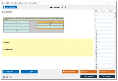 Cisco 352-011 Cisco Certified Design Expert Practical Exam Practice test exam simulator test engine exam Prep practice test questions answers Image 2
