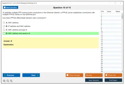 Huawei H12-211_V2.2 HCIA-Routing &amp; Switching V2.2 Practice test exam simulator test engine exam Prep practice test questions answers Image 10