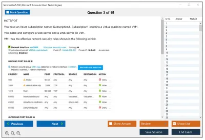 Microsoft AZ-300 Microsoft Azure Architect Technologies Practice test exam simulator test engine exam Prep practice test questions answers Image 3