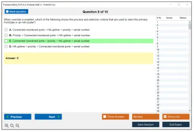Fortinet NSE4_FGT-6.0 Fortinet NSE 4 - FortiOS 6.0 Practice test exam simulator test engine exam Prep practice test questions answers Image 8