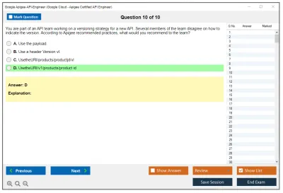 Google Apigee-API-Engineer Google Cloud - Apigee Certified API Engineer Practice test exam simulator test engine exam Prep practice test questions answers Image 10