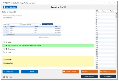 HP HPE6-A75 Aruba Certified Edge Professional Exam Practice test exam simulator test engine exam Prep practice test questions answers Image 6