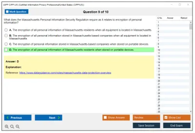 IAPP CIPP-US Certified Information Privacy Professional/United States (CIPP/US) Practice test exam simulator test engine exam Prep practice test questions answers Image 9