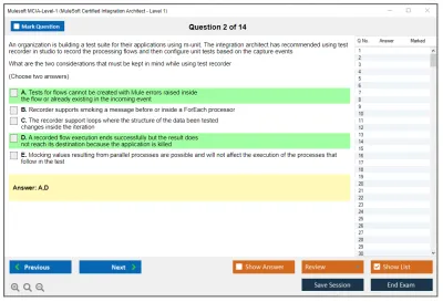 Mulesoft MCIA-Level-1 MuleSoft Certified Integration Architect - Level 1 Practice test exam simulator test engine exam Prep practice test questions answers Image 2