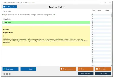 HashiCorp VA-002-P HashiCorp Certified: Vault Associate Practice test exam simulator test engine exam Prep practice test questions answers Image 10