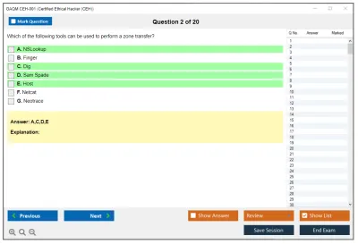 GAQM CEH-001 Certified Ethical Hacker (CEH) Practice test exam simulator test engine exam Prep practice test questions answers Image 2