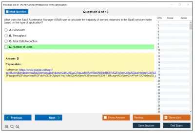 Riverbed 830-01 RCPE Certified Professional WAN Optimization Practice test exam simulator test engine exam Prep practice test questions answers Image 4