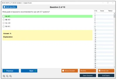 BICSI INSTC_V7 BICSI Installer 2 - Copper Exam Practice test exam simulator test engine exam Prep practice test questions answers Image 2