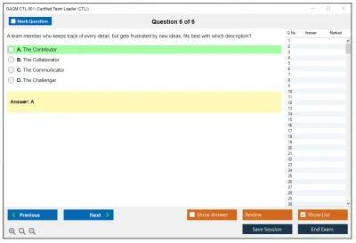 GAQM CTL-001 Certified Team Leader (CTL) Practice test exam simulator test engine exam Prep practice test questions answers Image 6